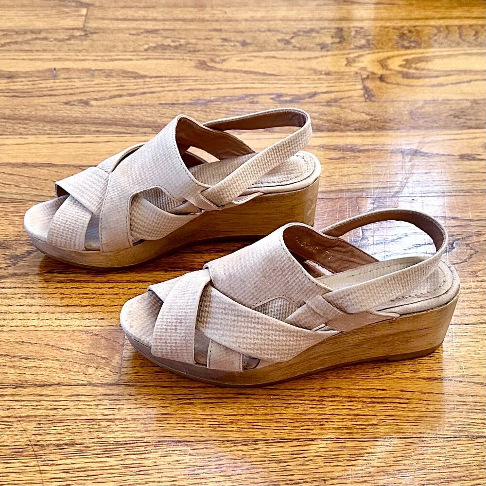 Rachel Comey wood heel platform sandals